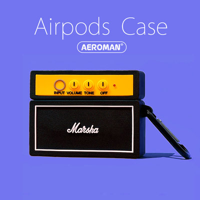 airpods 保護套 pro Marshall 馬修 馬歇爾 音箱 無訊號 復古 音響 喇叭 speaker