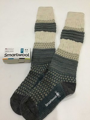 新鮮貨  SmartWool Popcorn Cable Knee-High Socks 輕厚底美麗若羊毛保暖襪