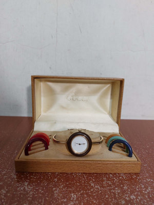 瑞士製 Gucci 1100-L 可替換錶框 古著 腕錶 手錶 古董錶