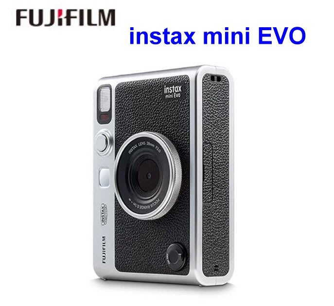 [拍立得組合] FUJIFILM INSTAX MINI EVO +32G記憶卡+保護貼+4盒