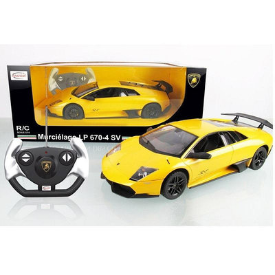 【艾蜜莉】1/14 Murcielago LP670-4 SV藍寶堅尼模型遙控車/遙控跑車Lamborghini遙控車