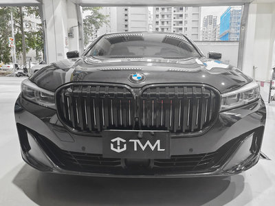 《※台灣之光※》全新BMW 寶馬 G12 G11 750 740 20 19 23 22 21年類亮黑單線鼻頭組水箱罩