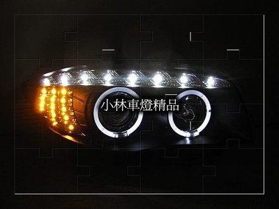 ※小林車燈※全新外銷品 BMW E87 04~11 120I 130I led 光圈黑框魚眼大燈 方向燈led 特價中