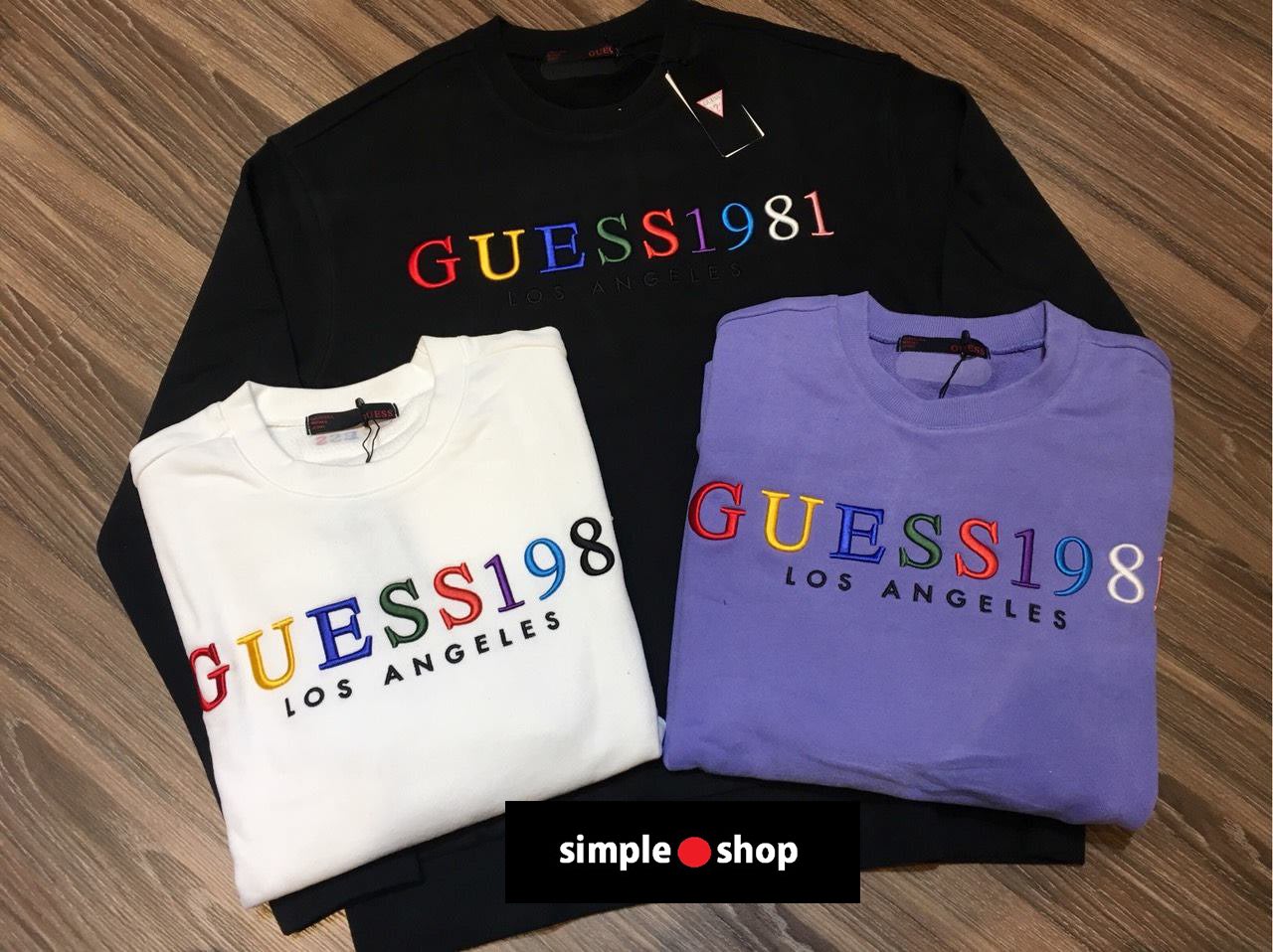 guess university t shirt