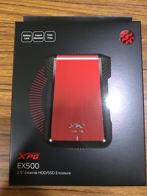 點子電腦☆北投@XPG ADATA 威剛 EX500 2.5吋硬碟外接盒 免工具 SSD HDD USB3.2☆390元