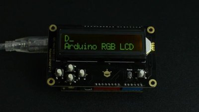 Arduino RGB I2C LCD1602液晶顯示按鍵擴充板 彩字