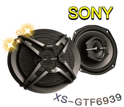 🔥原廠🔥現貨🔥【SONY 索尼】XS-GTF6939 車用喇叭 6*9吋 汽車音響 三音路 420W 同軸喇叭