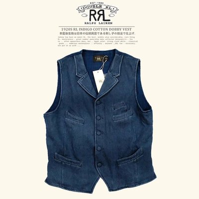 Cover Taiwan 官方直營 RRL POLO Ralph Lauren 水洗 西裝 馬甲背心 藏青色 (預購)