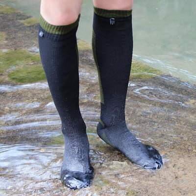【台灣現貨】 腿部防水襪遠足涉水戶外野營騎行滑雪探險保暖透氣防水襪
