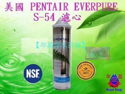 【NianYing淨水】美國 Everpure S-54 除鉛濾心【濱特爾公司貨】，另有S100，MC2【有現貨】