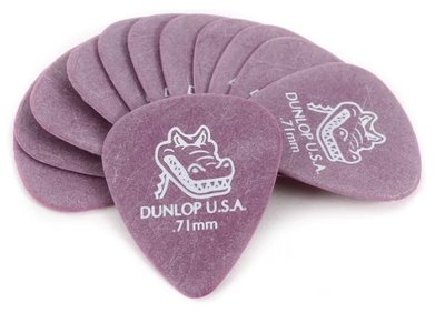 【老羊樂器店】Jim Dunlop 417R Gator Grip 鱷魚 電吉他 匹克 彈片 Pick 0.71mm