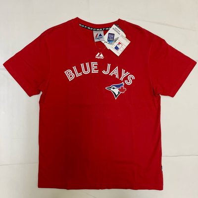 HA-美國職棒【多倫多藍鳥×王建民】MLB 2013年 國慶日球衣配色 球員背號T恤 (紅,M號 Majestic)