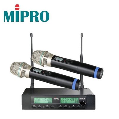 MIPRO 嘉強 ACT-312B 雙頻無線麥克風,另有 MU-225A.PA-336A.PS-206A