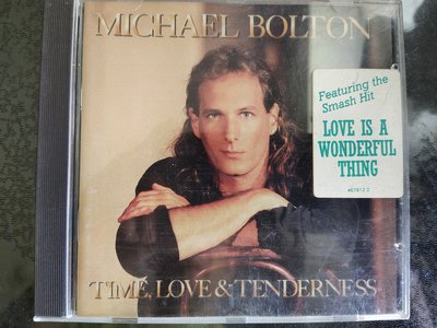 二手CD~麥可波頓 Michael Bolton（time, love & tenderness ）有幾絲細紋不影響音質