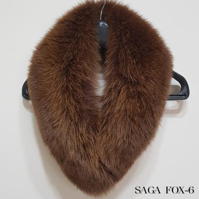 【SAGA FOX】真品狐狸毛*日式和服披肩*狐狸毛圍巾*毛皮披肩*皮草(fox6)