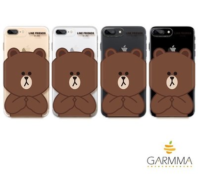 GARMMA Line Friends iPhone7  4.7吋-硬式保護殼 嘟嘟熊大 i7