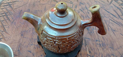 鄭莉縈 柴燒茶壺 手工 中式茶具 茶壺 普洱茶 高山茶 側把