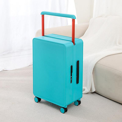 日本寬拉桿行李箱旅行箱防刮雙正面拉桿箱20寸防水登機箱男女 登機箱 拉桿箱 旅行箱 行李箱 化妝箱