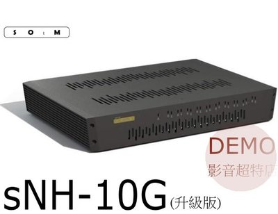 ㊑DEMO影音超特店㍿韓國SOtM sNH-10G (時鐘升級版) Hi-End發燒級高音質網路交換器