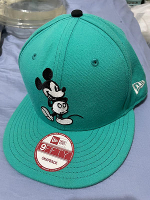 稀有色【原裝附盒】迪士尼聯名米奇 New era 蒂芬妮綠色 9FIFTY 經典款 棒球帽 鴨舌帽 米老鼠
