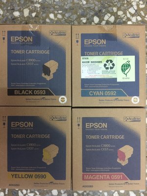 [台灣耗材]EPSON AL-C3900/CX37DNF 全新原廠紅色碳粉匣 S050591 050591