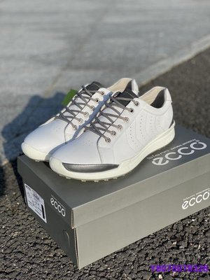 ECCO愛步 天王巨星劉德華同款2020新款運動戶外休閒鞋秋季潮鞋男高爾夫健步鞋 白色