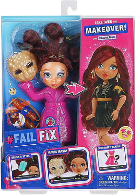 Ken & Barbie _ Failfix 變身娃娃 - Loves Glam面膜變臉變妝造型時尚娃娃