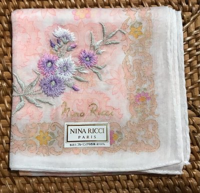 日本手帕 擦手巾 Nina Ricci no. 28-17  44cm
