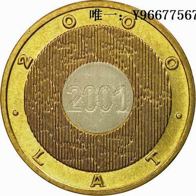 銀幣波蘭2000年千禧年2茲羅提雙色紀念幣