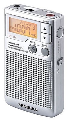 SANGEAN DT-125 山進專業收音機(DT125)二波段數位式收音機(有實體店面)