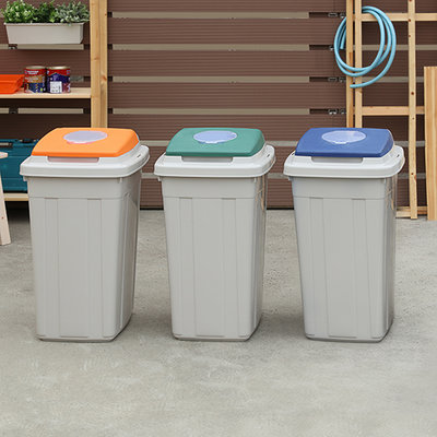 小毛收納『聯府CL95日式分類附上蓋垃圾筒95L』含稅開發票 可刷卡 儲水桶 垃圾桶 資源回收桶 KEYWAY