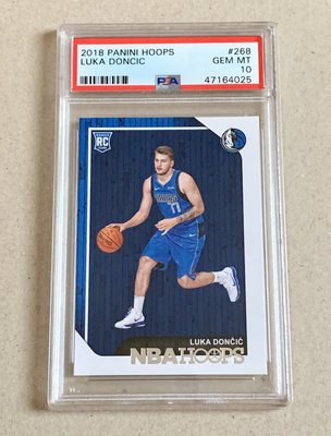 2018-19 Panini Hoops LUKA DONCIC Rookie #268 PSA 10