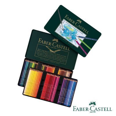 {阿治嬤} 德國 輝柏 Faber-Castell 藝術家級 60色水性色鉛筆 鐵盒