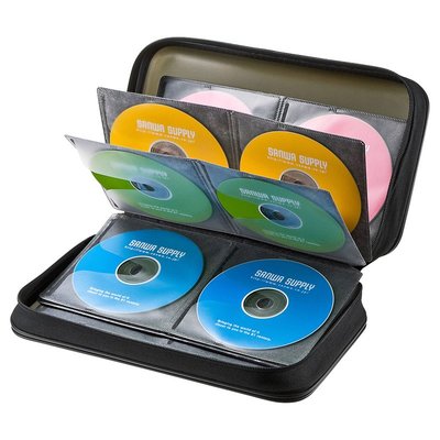 96片大容量藍光光碟收納盒 CD/DVD收納包手提防沖擊