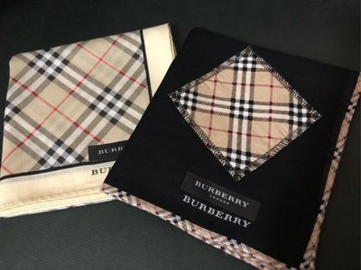 日本製 Burberry 英國倫敦 手帕 領巾