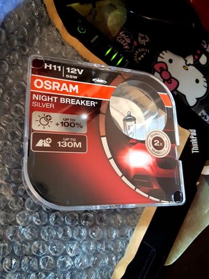 預購~ H11 Osram Night Breaker Silver 64211NBS +100% light +130M vision h7 h4 霧燈 h1