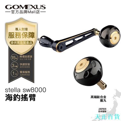 CC小铺【Gomexus 】HT-90 大物捲紡車輪改裝手把搖臂船釣慢搖鐵板路亞可裝Shimano Daiwa海水捲線器L