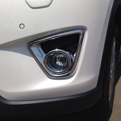 馬自達Mazda CX-5專用霧燈罩前霧燈罩 長安馬自達Mazda CX-5前霧燈框 改裝專用 高品質