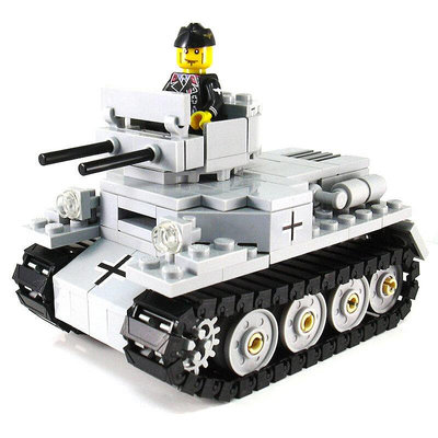 眾誠優品 BRICKMANIA德國 Panzer I 輕型坦克益智拼裝積木模型玩具禮物禮品 LG437