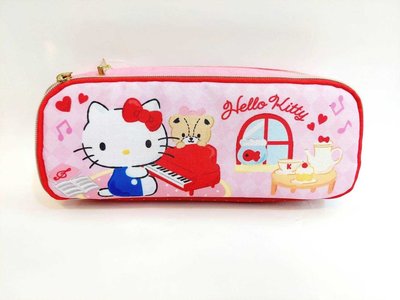 ♥小花花日本精品♥Hello Kitty 美樂蒂 雙子星 酷洛米 雙層筆袋 鉛筆盒 文具收納包 ~ 3