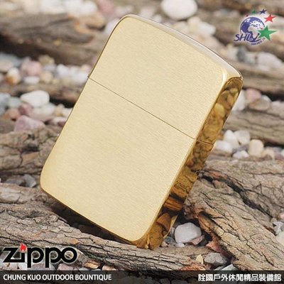 詮國 ZP091 美國 Zippo 防風打火機 1941經典復刻 拉絲打磨純銅 金銅色 | 1941B