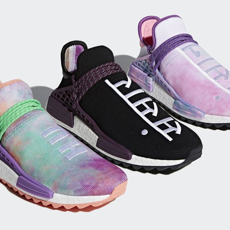 Tie dye pharrell sales nmd