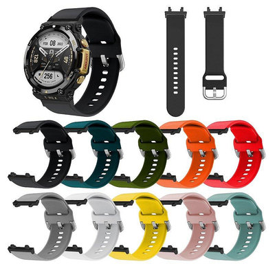 熱銷 Amazfit T-Rex 2 手錶手鍊替換錶帶, 用於 Amazfit T Rex2 錶帶配件的矽膠錶帶-可開發