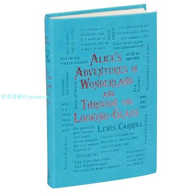 【預 售】字云經典系列 Alice’s Adventures愛麗絲夢游仙境和鏡中奇遇記 路易斯卡羅書籍