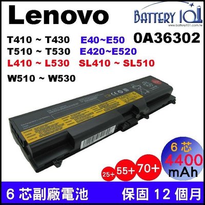 聯想 Lenovo電池 T520i T530 T530i W510 W520 W530 0A36302 T430