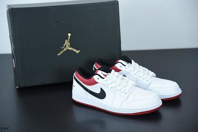 NIKE AIR JORDAN 1 LOW 白紅 芝加哥 休閒運動板鞋 男女鞋 553558-118