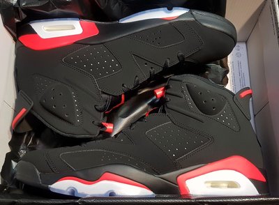 Nike Jordan VI 喬丹 AJ6 六代 6代 OG 黑紅 Infrared 大魔王 男鞋 US12