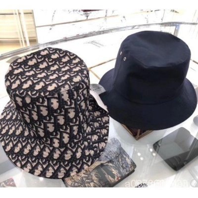 【日本二手】/Dior  TEDDY D CD OBLIQUE 藍色 雙面 窄帽 漁夫帽 現貨