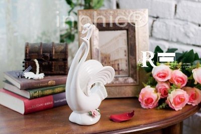 INPHIC-天鵝禮贊 歐式家居裝飾品 陶瓷工藝擺飾擺設 情侶白天鵝