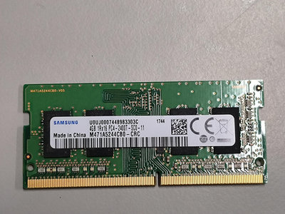 Samsung 三星 4GB DDR4 2400 RAM 記憶體